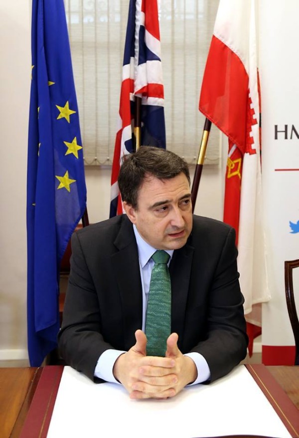 Aitor Esteban en Gibraltar