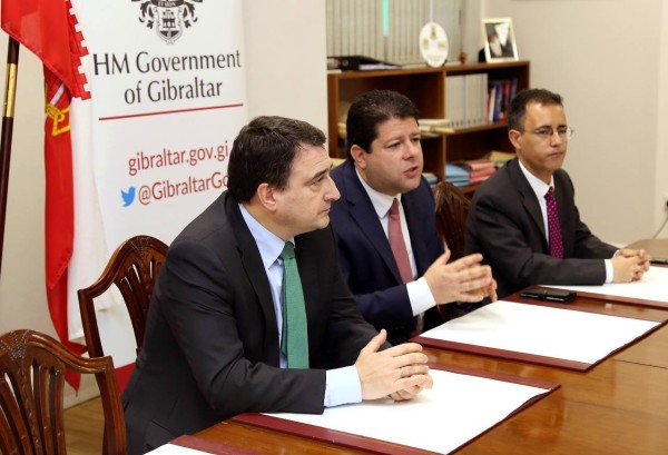 Aitor Esteban en Gibraltar