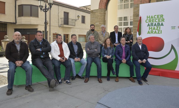 Presentación de las candidaturas de EAJ-PNV de Rioja Alavesa