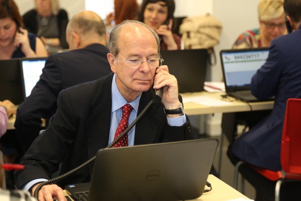 Puesta en marcha del call center de EAJ-PNV en Bizkaia