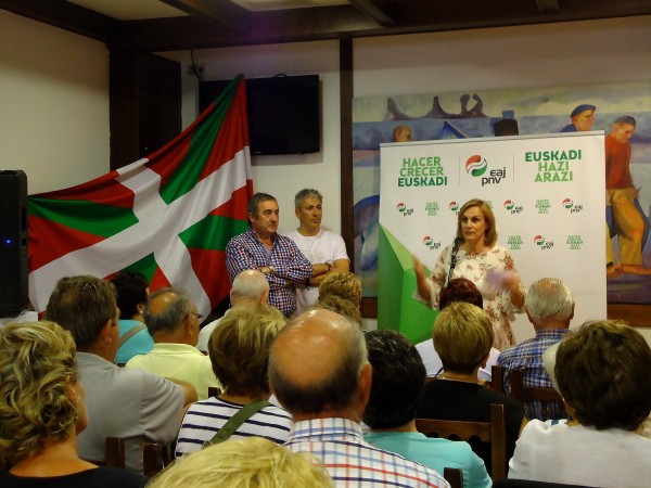 Ekitaldi politikoa Benidormen. Itxaso Atutxa