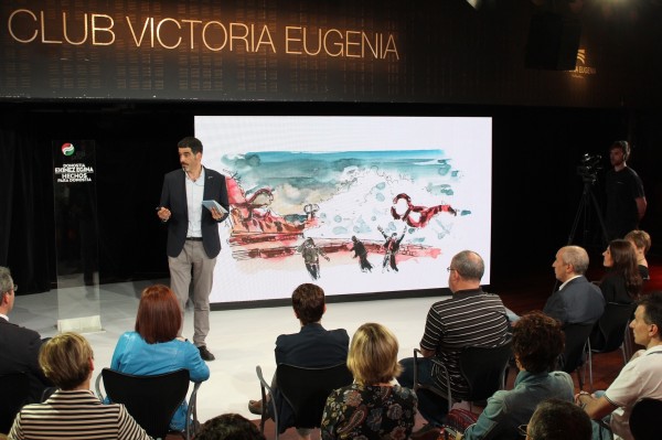Eneko Goia presenta Donostia, una ciudad abierta, plural y acogedora