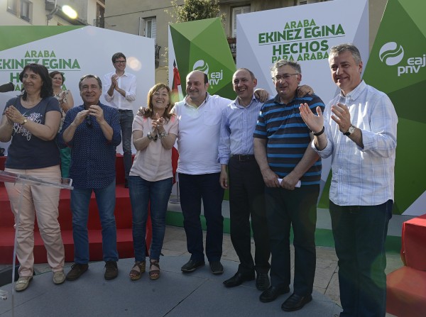 Mitin Agurain - Iñaki Beraza, Ramiro González, Iñigo Urkullu, Andoni Ortuzar