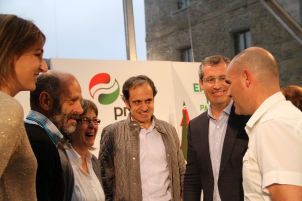 Mitin Bergara - Iñigo Urkullu, Joseba Egibar, Markel Olano,  Juanje Alberdi