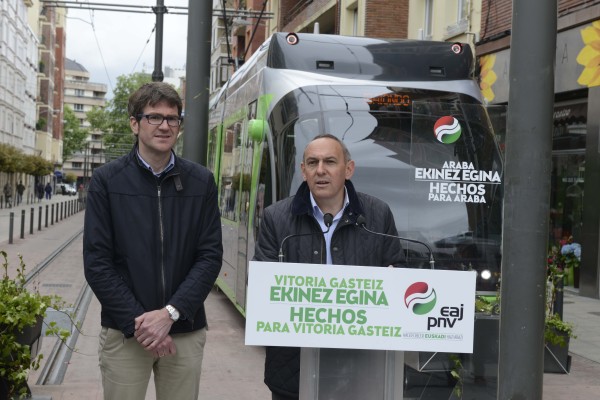 Urtaranek Salburua eta Zabalganaraino luzatuko du tranbia 