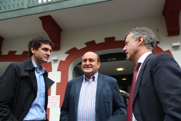 Mitin Barakaldo - Amaia del Campo, Unai Rementeria, Iñigo Urkullu, Andoni Ortuzar