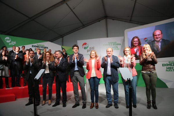 Mitin Barakaldo - Amaia del Campo, Unai Rementeria, Iñigo Urkullu, Andoni Ortuzar
