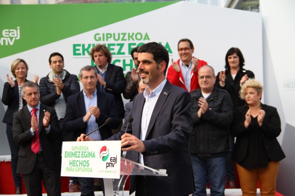 Mitin Donostia - Eneko Goia, Markel Olano, Iñigo Urkullu, Andoni Ortuzar