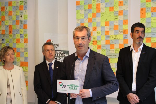 Urkullu: “Aldaketaren garaia da Donostian eta Gipuzkoan”