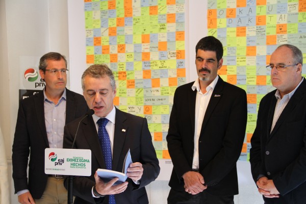 Urkullu: “Aldaketaren garaia da Donostian eta Gipuzkoan”