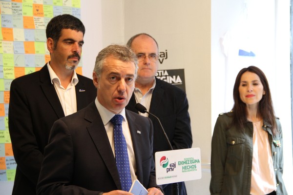 Urkullu: “Aldaketaren garaia da Donostian eta Gipuzkoan”