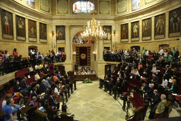 Las Juntas Generales de Bizkaia han quedado constituidas esta mañana en el pleno celebrado en la cas