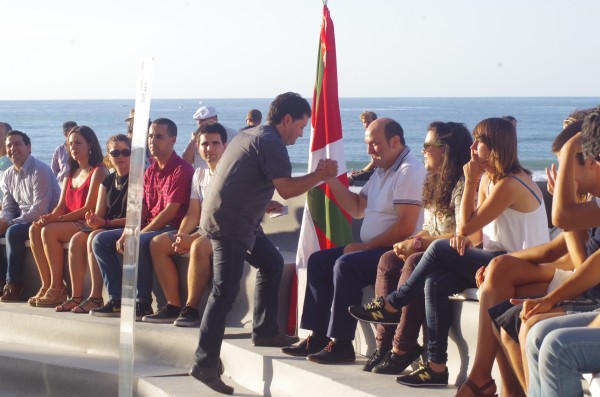 Ekitaldi politikoa Zarautzen 2015