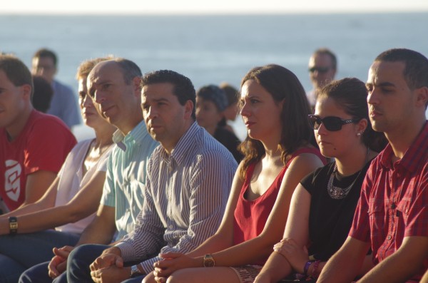 Ekitaldi politikoa Zarautzen 2015