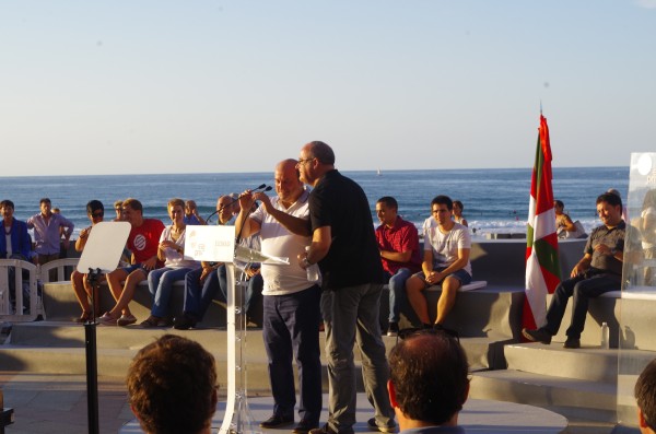 Ekitaldi politikoa Zarautzen 2015