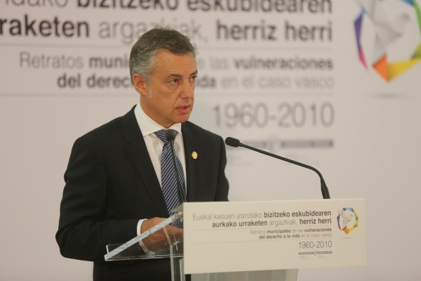 Lehendakariak alkateei udalerrien Memoria Erretratuak eman dizkie
