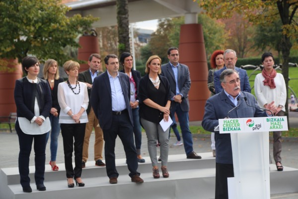 Presentación Candidaturas Congreso y senado por Bizkaia 2015