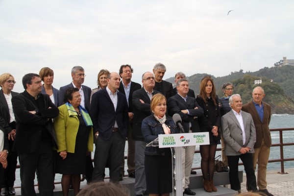 Presentación candidaturas Congreso y Senado por Gipuzkoa 2015