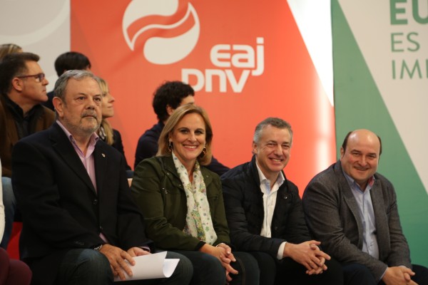 Mitina Getxon - Pedro Azpiazu, Iñigo Urkullu eta Andoni Ortuzar
