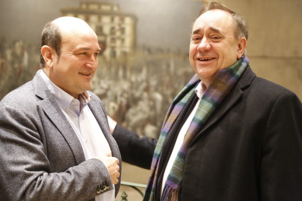 Bilera Andoni Ortuzar eta Alex Salmond
