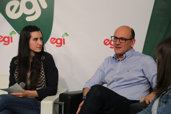 Euzko Gaztedi EGI, Aitor Esteban, Joseba Agirretxea eta Mikel Legardarekin topaketa