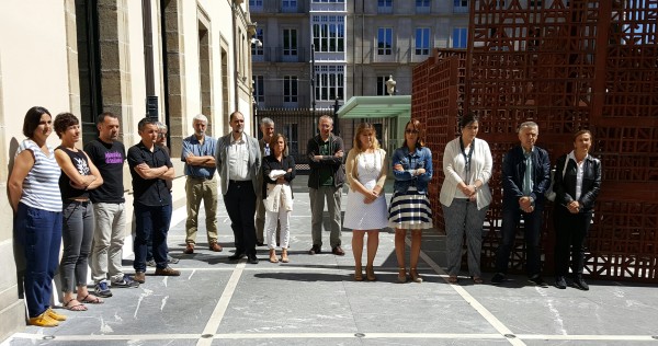 EAJ PNV en las concentraciones en repulsa por el atentado de Niza