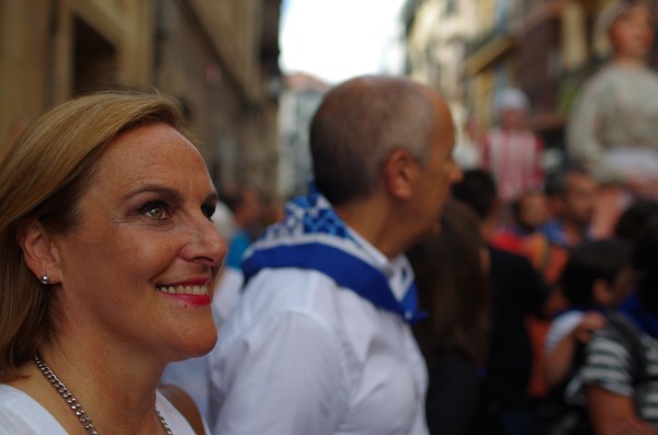 Itxaso Atutxa eta Josu Erkoreka Bilboko Aste Nagusian