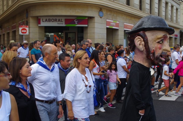 Josu Erkoreka eta Itxaso Atutxa Bilboko Aste Nagusian