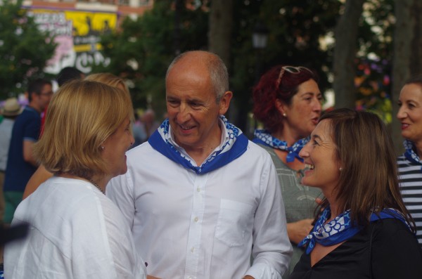 Itxaso Atutxa, Josu Erkoreka eta Josune Gorospe Bilboko Areatzan