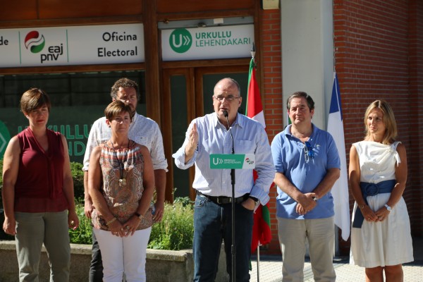Oficina electoral en Intxaurrondo
