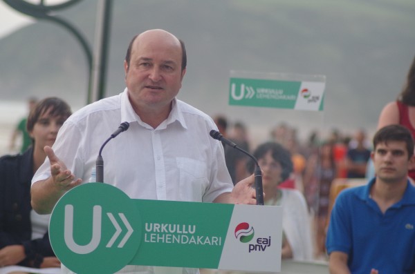 Acto político en Zarautz