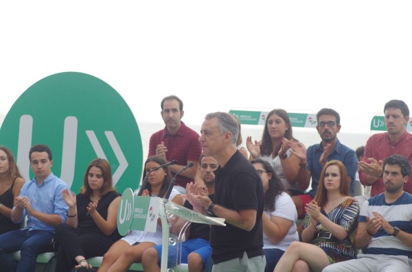 Acto político en Zarautz