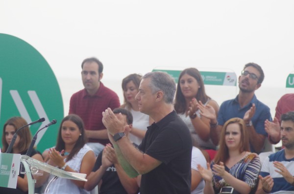 Acto político en Zarautz