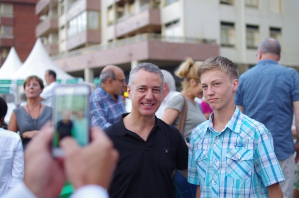 Acto político en Zarautz