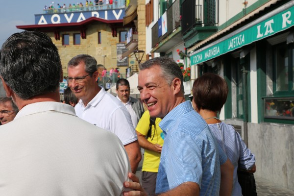 Iñigo Urkullu Donostiako estropadetan - 2016