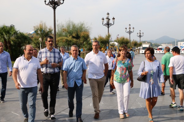 Iñigo Urkullu Donostiako estropadetan - 2016