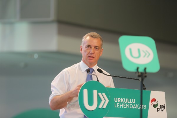 Iñigo Urkullu en el Palacio Euskalduna