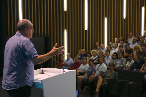 Joseba Egibar en Hernani