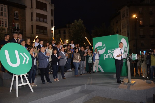 Kanpaina hasiera. EAEko Hauteskundeak. Vitoria-Gasteiz