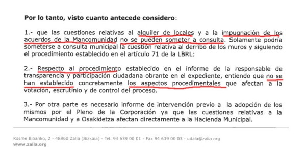 Informe Secretaría Ayuntamiento