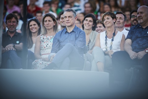 Festa-mitina (U Fest). Iñigo Urkullu, Andoni Ortuzar
