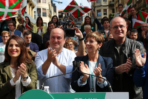 Mitin Donostia. Ortuzar, Egibar, Tapia, Tejeria