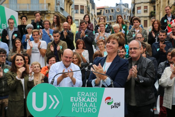 Mitin Donostia. Ortuzar, Egibar, Tapia, Tejeria