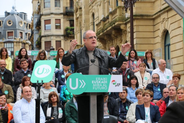 Mitin Donostia. Ortuzar, Egibar, Tapia, Tejeria