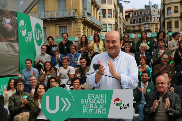 Mitin Donostia. Ortuzar, Egibar, Tapia, Tejeria
