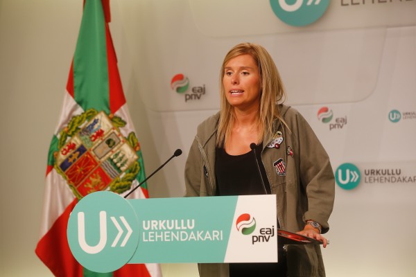 Presentación Alderdi Eguna 2016. Mireia Zarate, Joseba Aurrekoetxea 