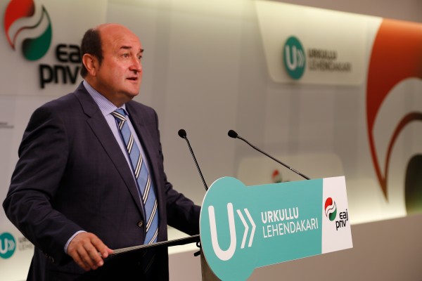 Balance de la ronda de contactos para la formación de un Gobierno Vasco sólido y estable. Andoni Ortuzar
