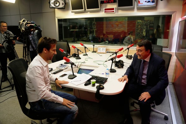 Aitor Esteban Radio Euskadiren Boulevard saioan