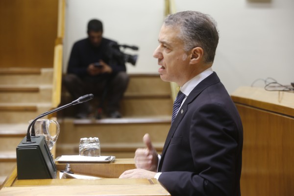 XI.legealdiko inbestidura saioa - Iñigo Urkullu