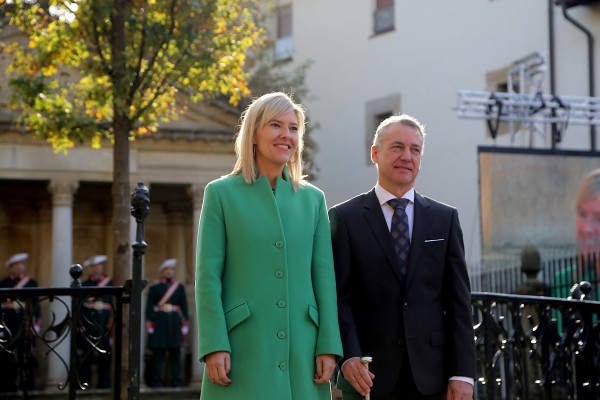 Iñigo Urkullu y Ana Otadui, presidenta de las Juntas Generales de Bizkaia